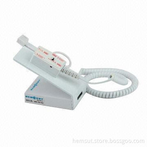 Mobile phone anti-theft display stand with alarm and charging function